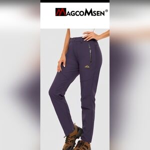 MagcoMsen Women's Fleece Lined Water Resistant Winter Pant, Size M, NWT